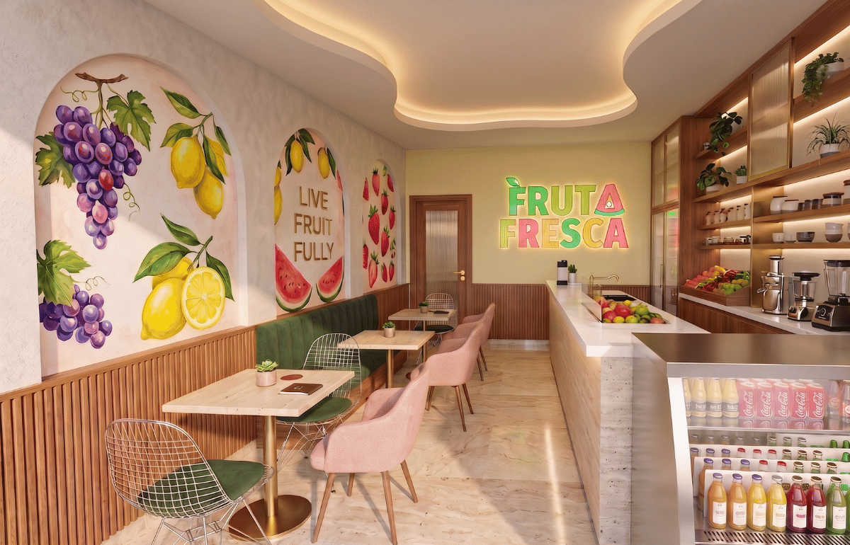 Proyecto destacado de Cafetería y juguería - Diseño interior 2 Cafetería y juguería - Proyecto 2