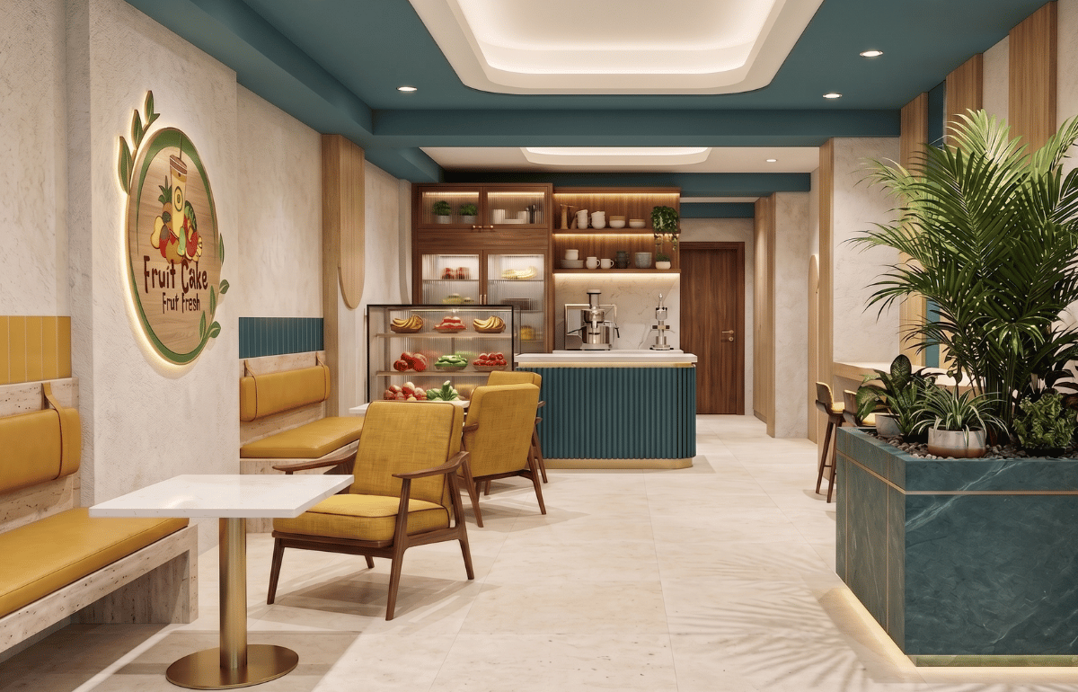 Proyecto destacado de Cafetería y juguería - Diseño interior 4 Cafetería y juguería - Proyecto 4